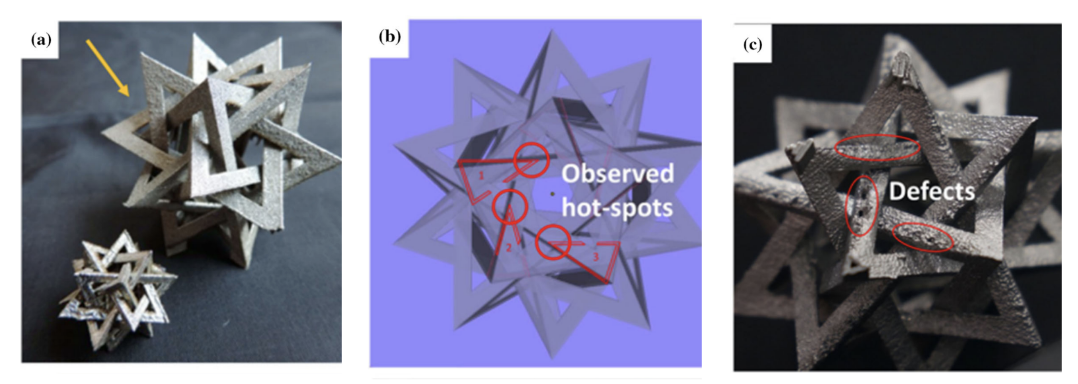 Observed hotspots in complex steel structures